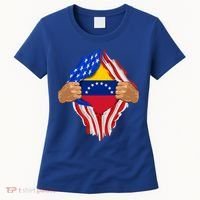 Venezuelan Blood Inside Me Venezuela Flag Gift Women's T-Shirt thumb 0