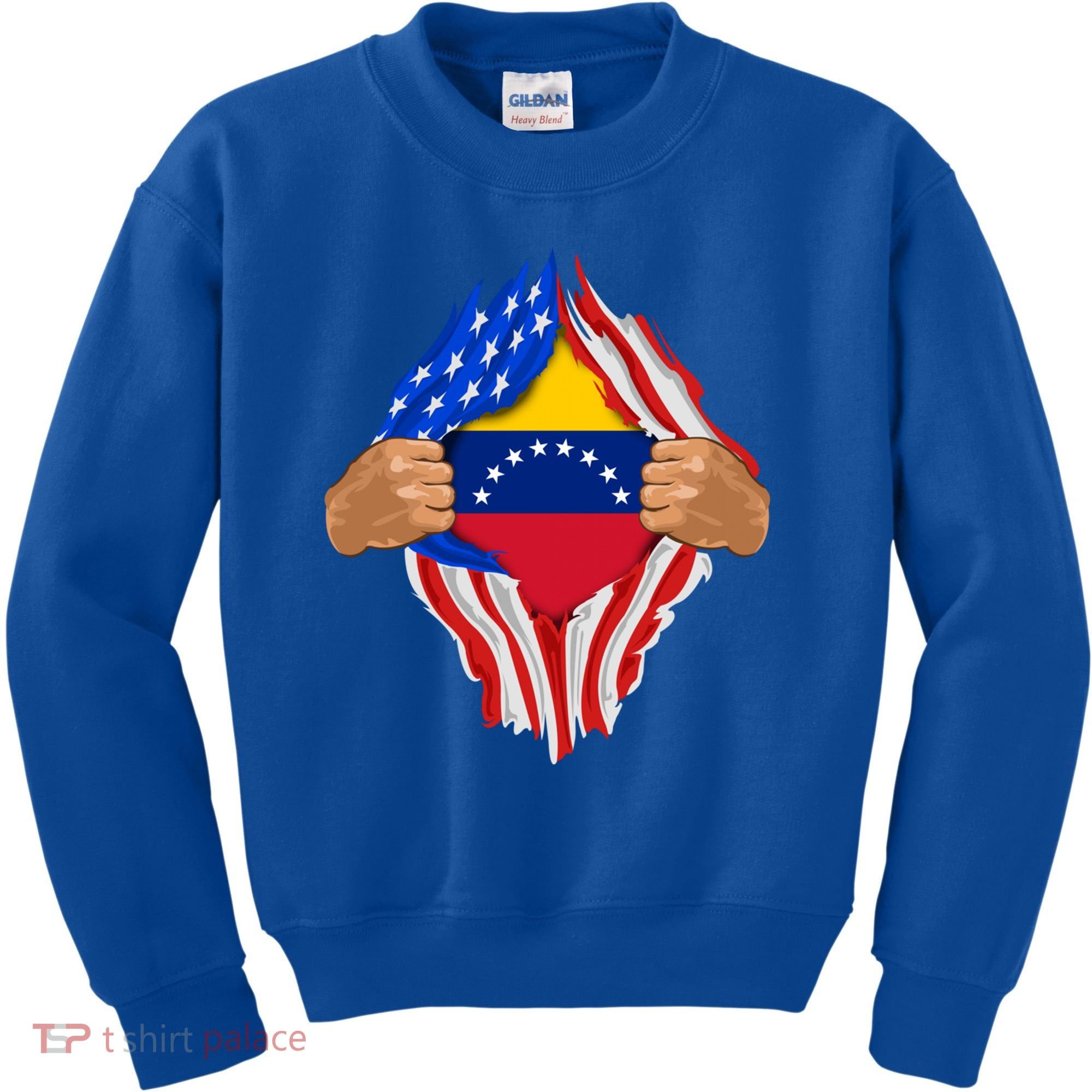 Venezuelan Blood Inside Me Venezuela Flag Gift Kids Sweatshirt