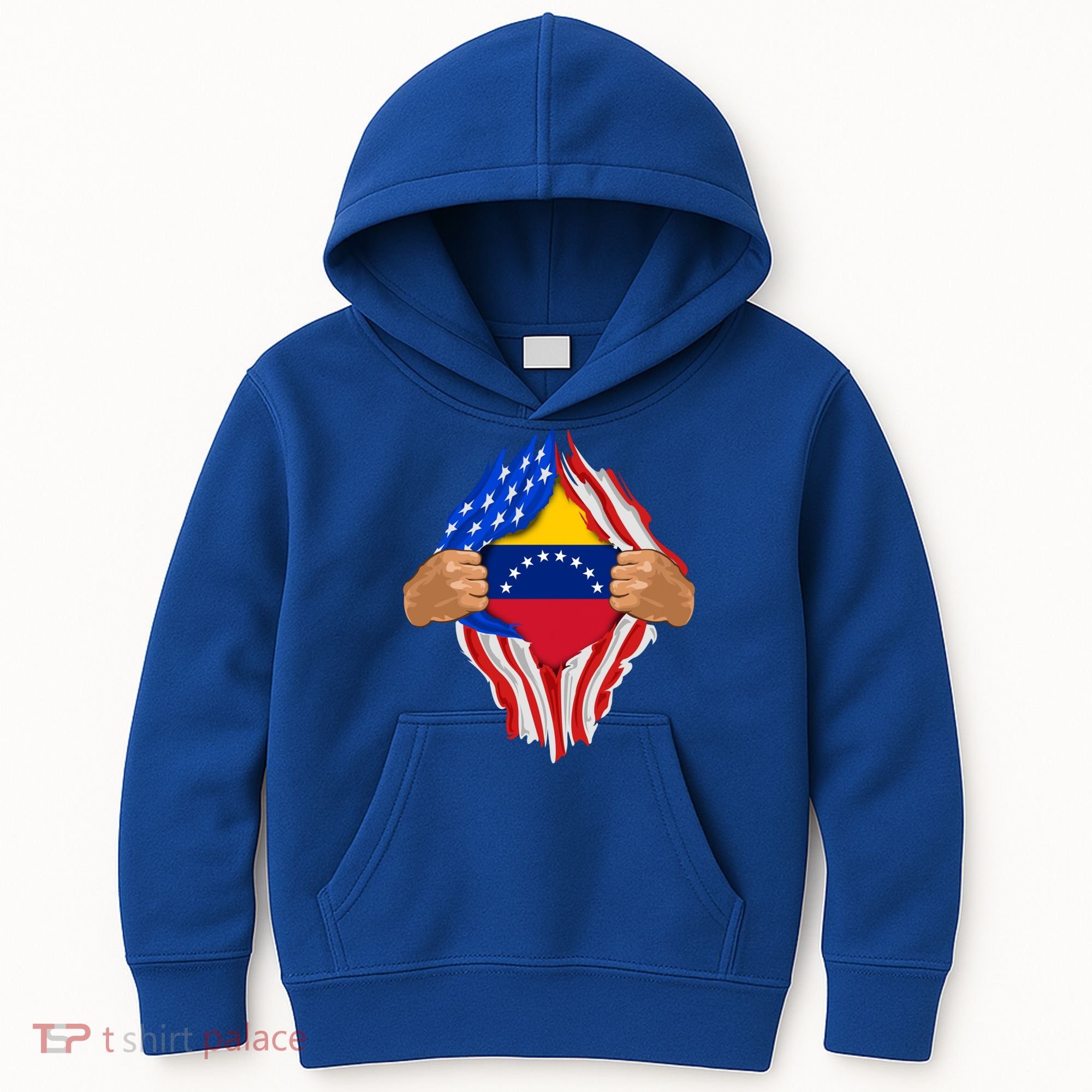 Venezuelan Blood Inside Me Venezuela Flag Gift Kids Hoodie