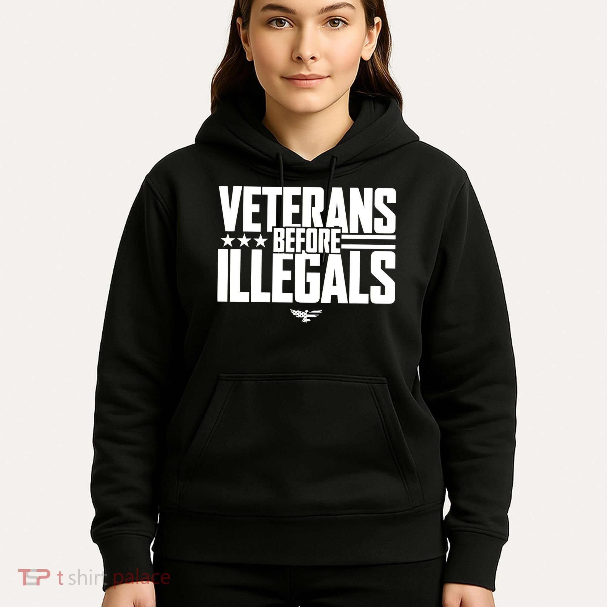 Veterans Before Illegals Hoodie