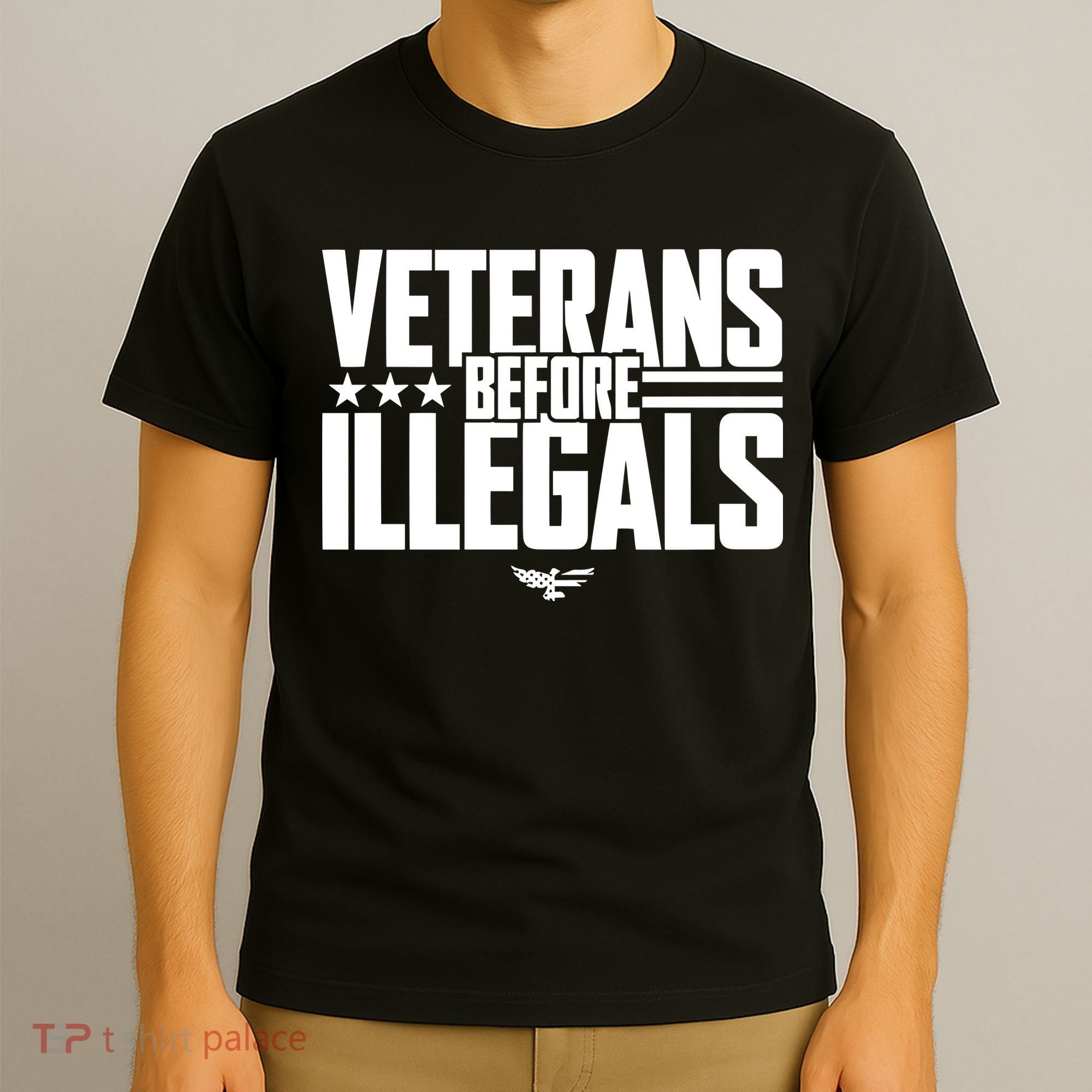 Veterans Before Illegals T-Shirt