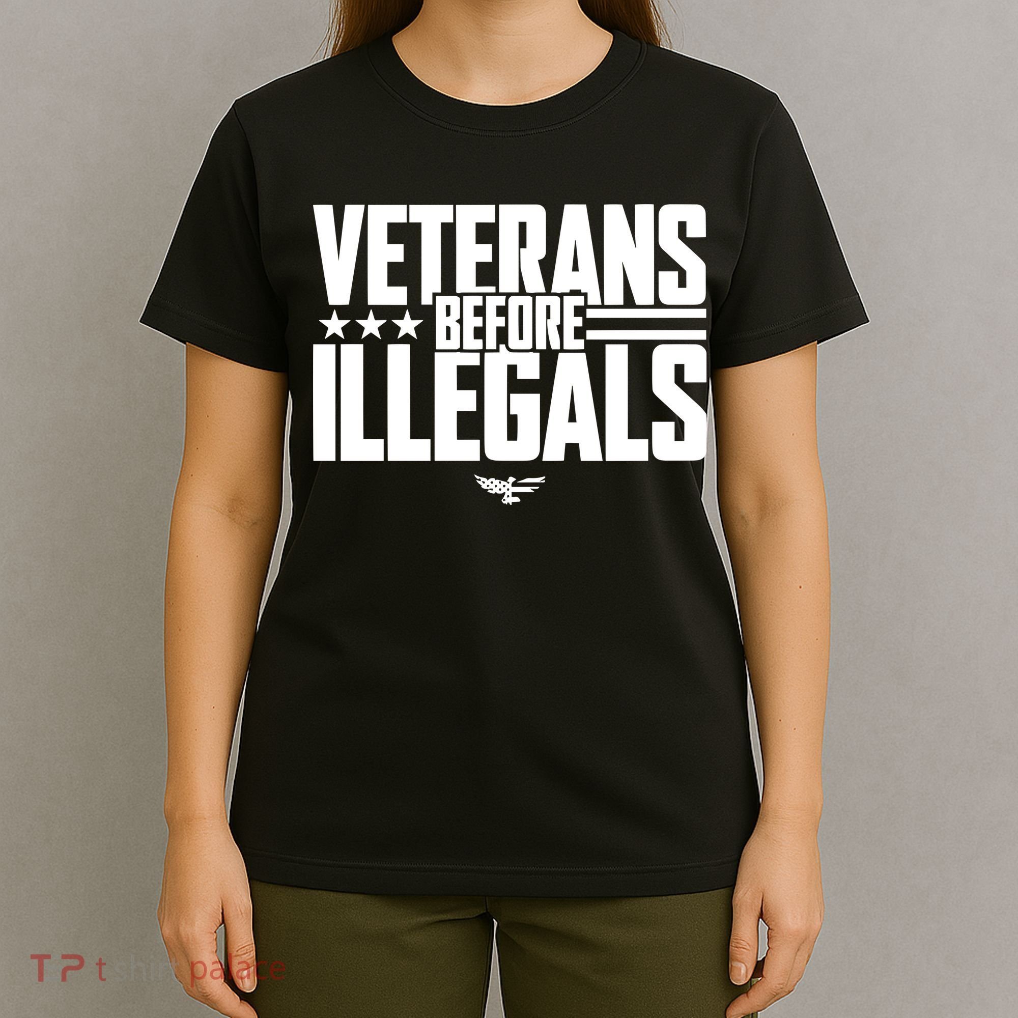 Veterans Before Illegals T-Shirt