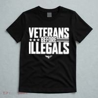 Veterans Before Illegals T-Shirt thumb 5