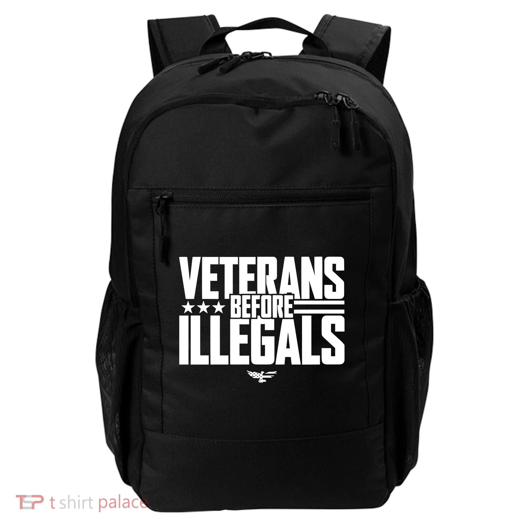 Veterans Before Illegals Backpack