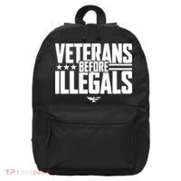 Veterans Before Illegals 16 in Basic Backpack thumb 0