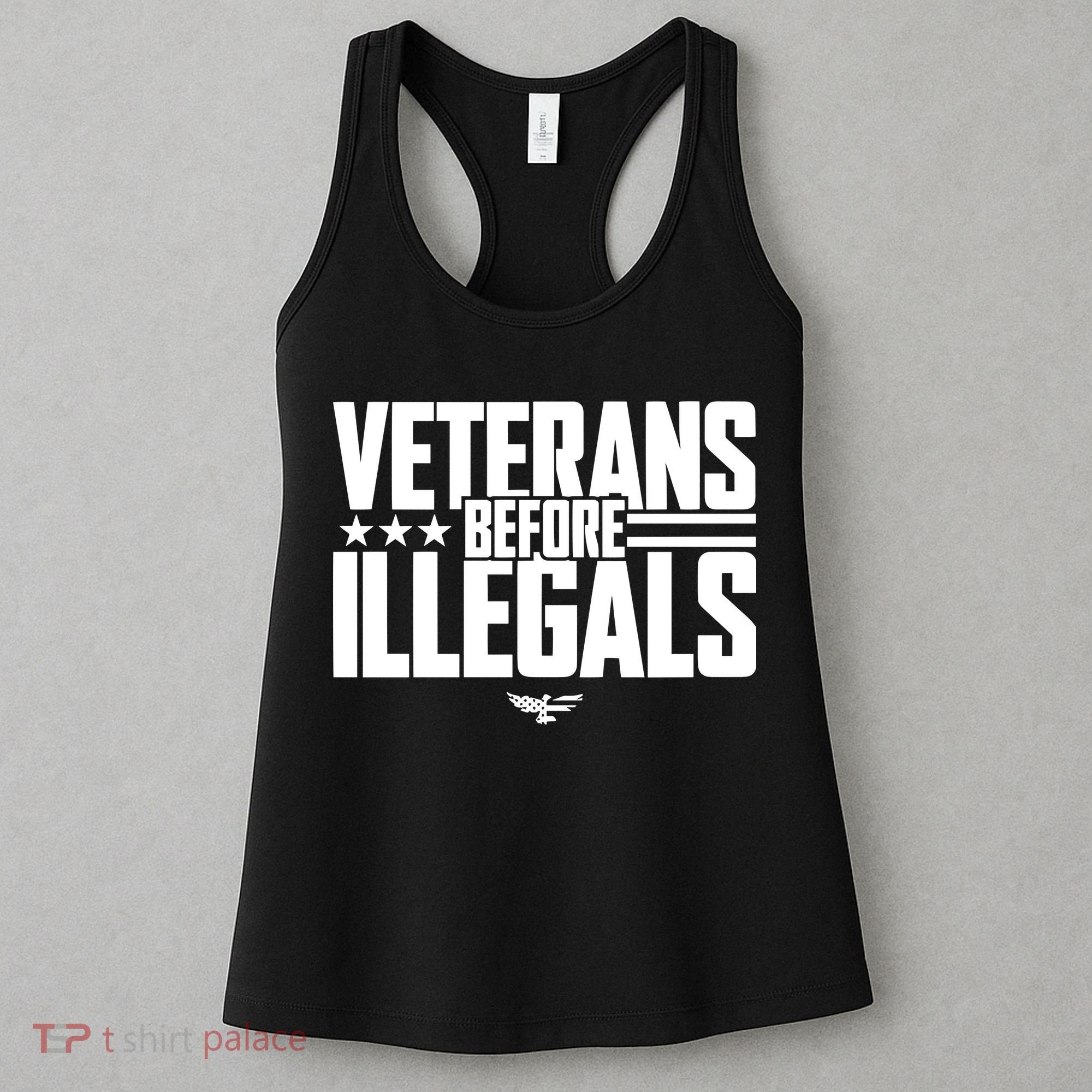 Veterans Before Illegals Women's Tank Top