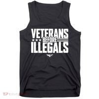 Veterans Before Illegals Tank Top thumb 0