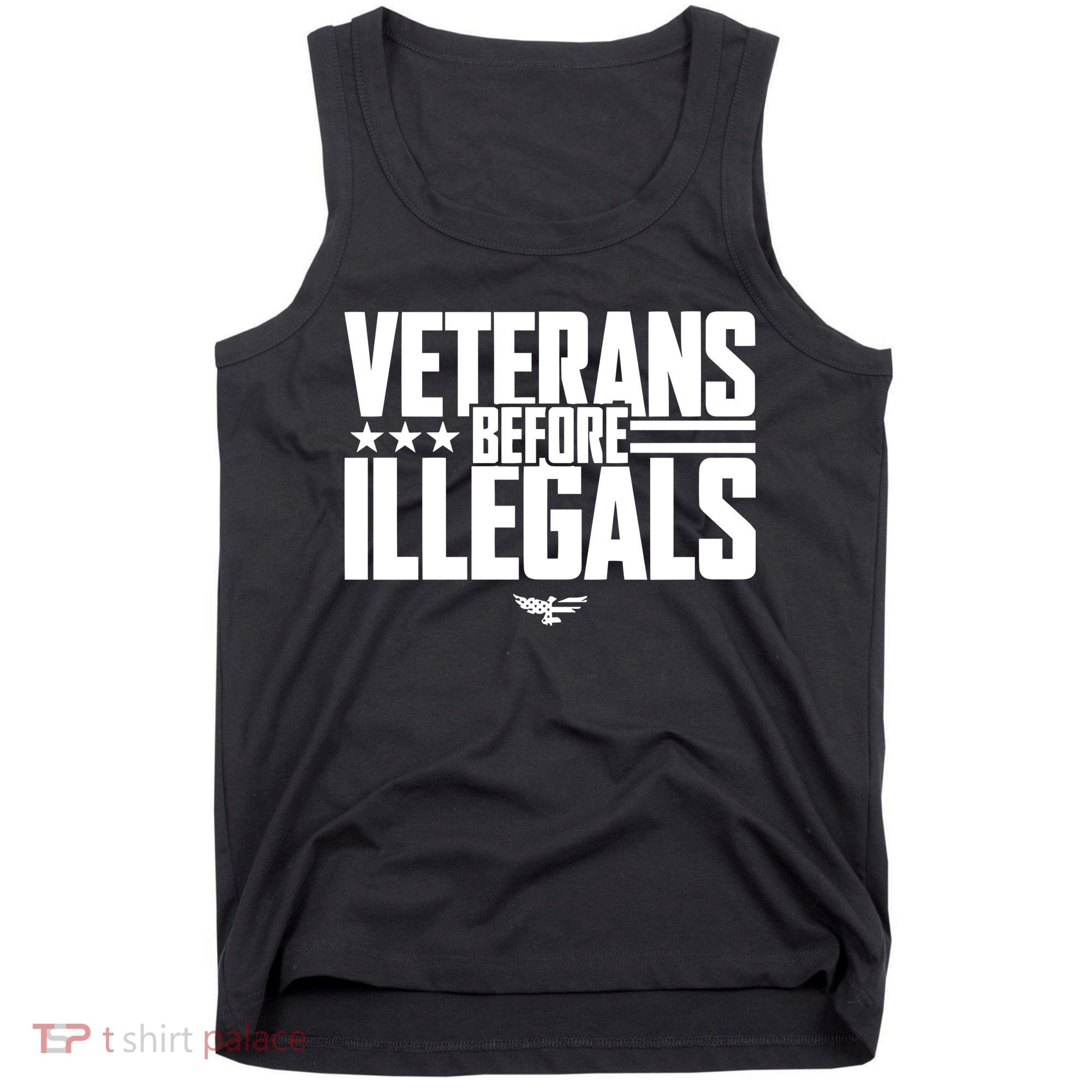 Veterans Before Illegals Tank Top