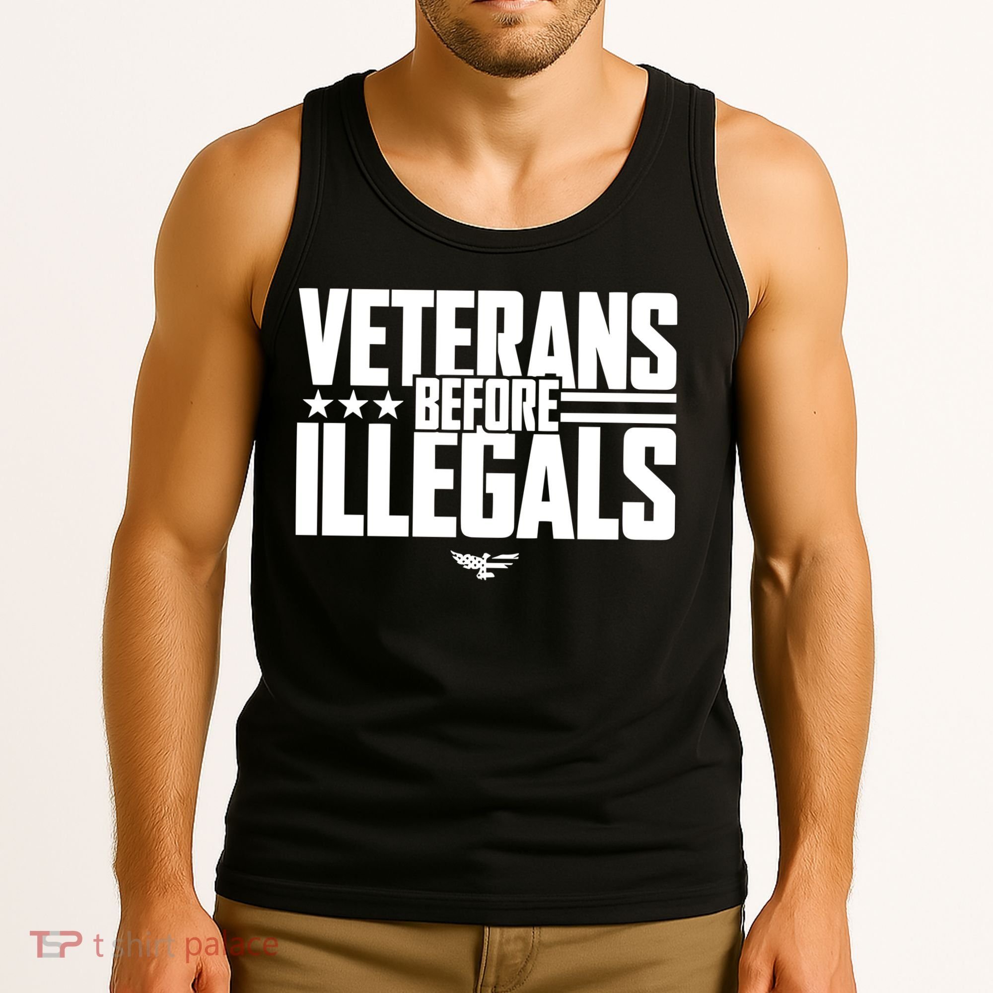 Veterans Before Illegals Tank Top