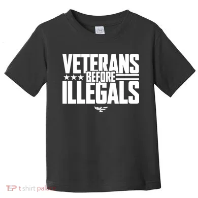 Veterans Before Illegals Toddler T-Shirt