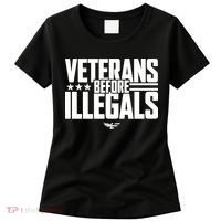 Veterans Before Illegals Women's T-Shirt thumb 0