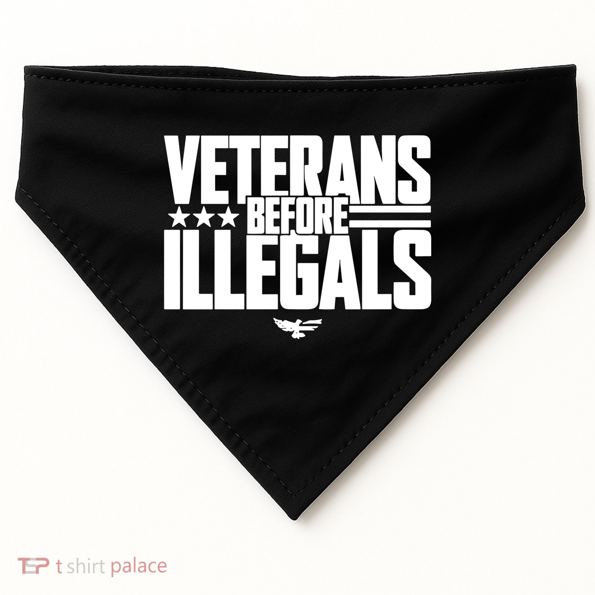 Veterans Before Illegals USA-Made Doggie Bandana