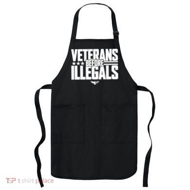 Veterans Before Illegals Apron