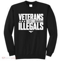 Veterans Before Illegals Sweatshirt thumb 0