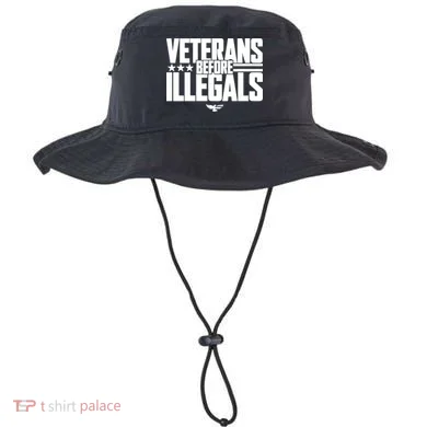 Veterans Before Illegals Bucket Hat