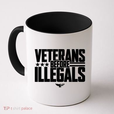 Veterans Before Illegals Coffee Mug