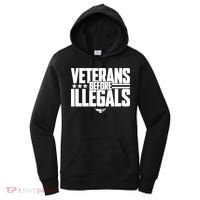 Veterans Before Illegals Women's Hoodie thumb 0
