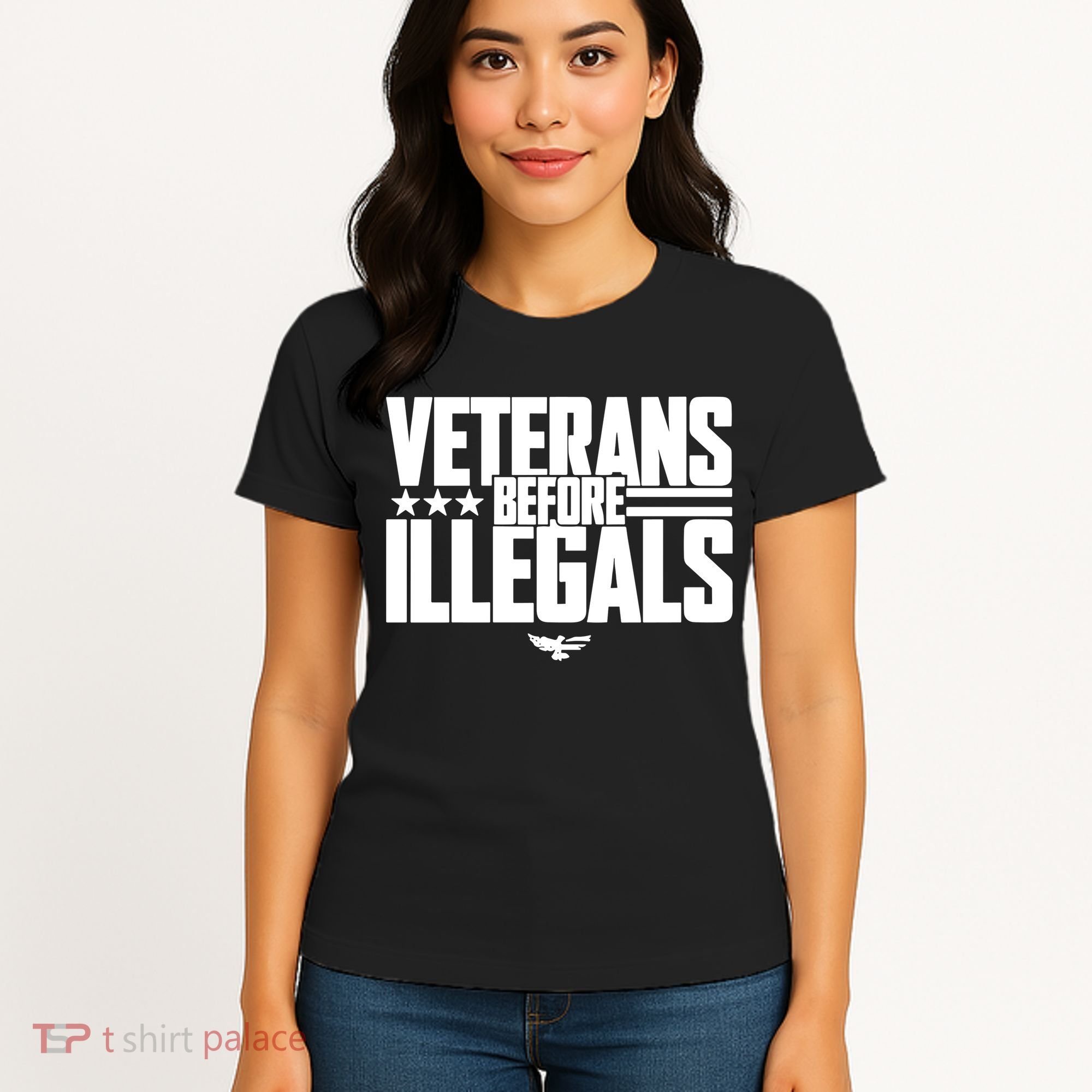 Veterans Before Illegals Women's T-Shirt