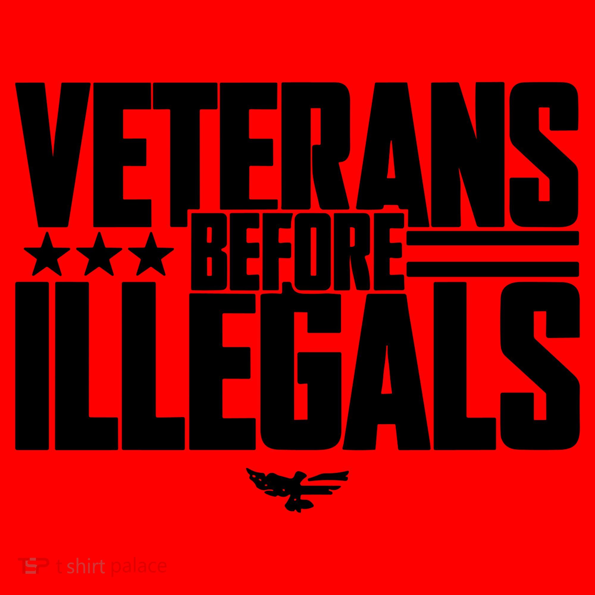 Veterans Before Illegals Santa Hat