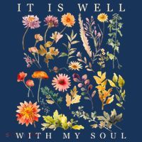 Vintage Boho It Is Well With My Soul Floral Wild Flowers T-Shirt thumb 7