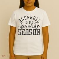 Vintage Baseball Is My Favorite Season T-Shirt thumb 4