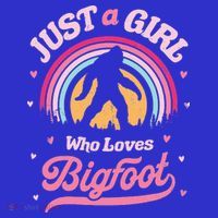 Vintage Bigfoot Just A Girl Who Loves Sasquatch T-Shirt thumb 7