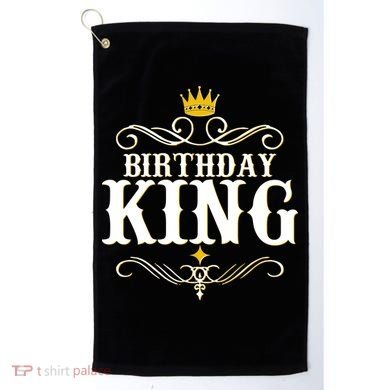 Vintage Birthday King Golf Towel
