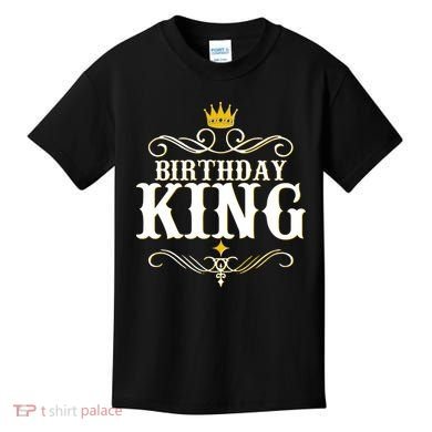 Vintage Birthday King Kids T-Shirt