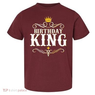 Vintage Birthday King Toddler T-Shirt