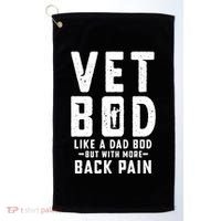 Vet Bod Like A Dad Bod Golf Towel thumb 0