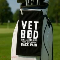 Vet Bod Like A Dad Bod Golf Towel thumb 2
