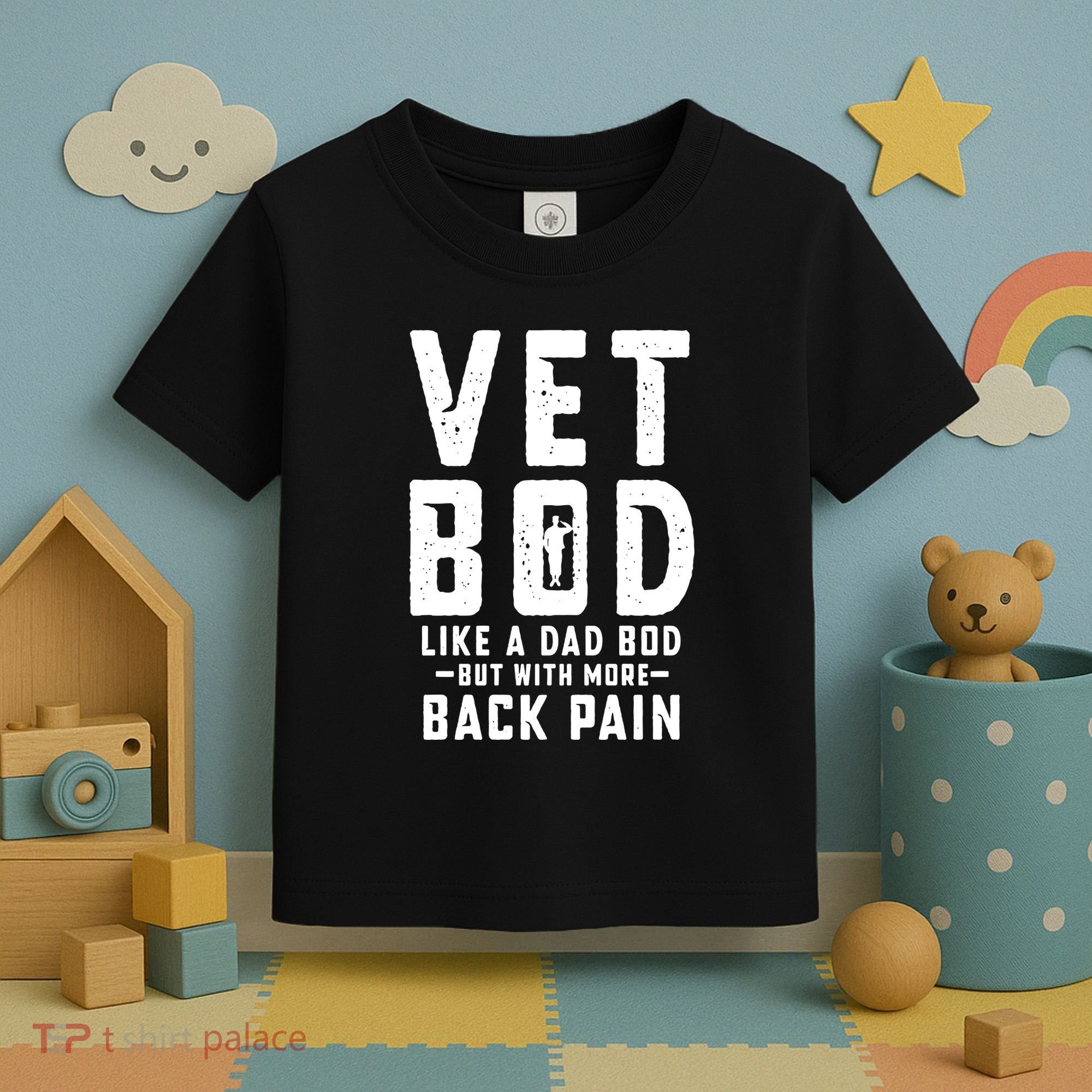 Vet Bod Like A Dad Bod Toddler T-Shirt