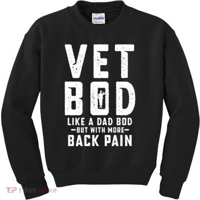 Vet Bod Like A Dad Bod Kids Sweatshirt