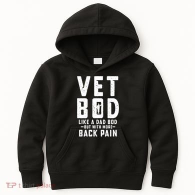Vet Bod Like A Dad Bod Kids Hoodie