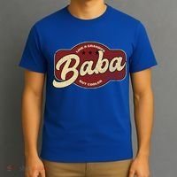 Vintage Baba Like A Grandpa But Cooler Gift Baba Arabic Gift T-Shirt thumb 3