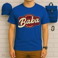 Vintage Baba Like A Grandpa But Cooler Gift Baba Arabic Gift T-Shirt thumb 6