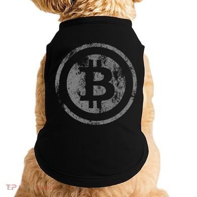 Vintage Bitcoin Logo Doggie Tank
