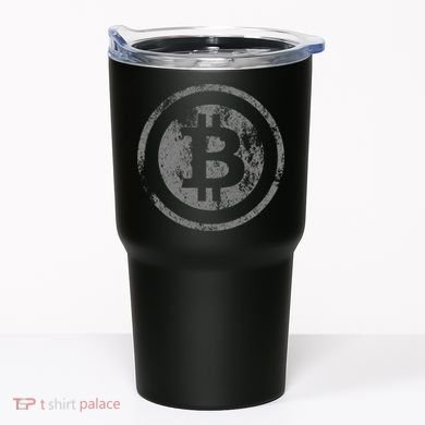 Vintage Bitcoin Logo Tumbler