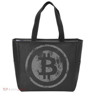 Vintage Bitcoin Logo Tote Bag