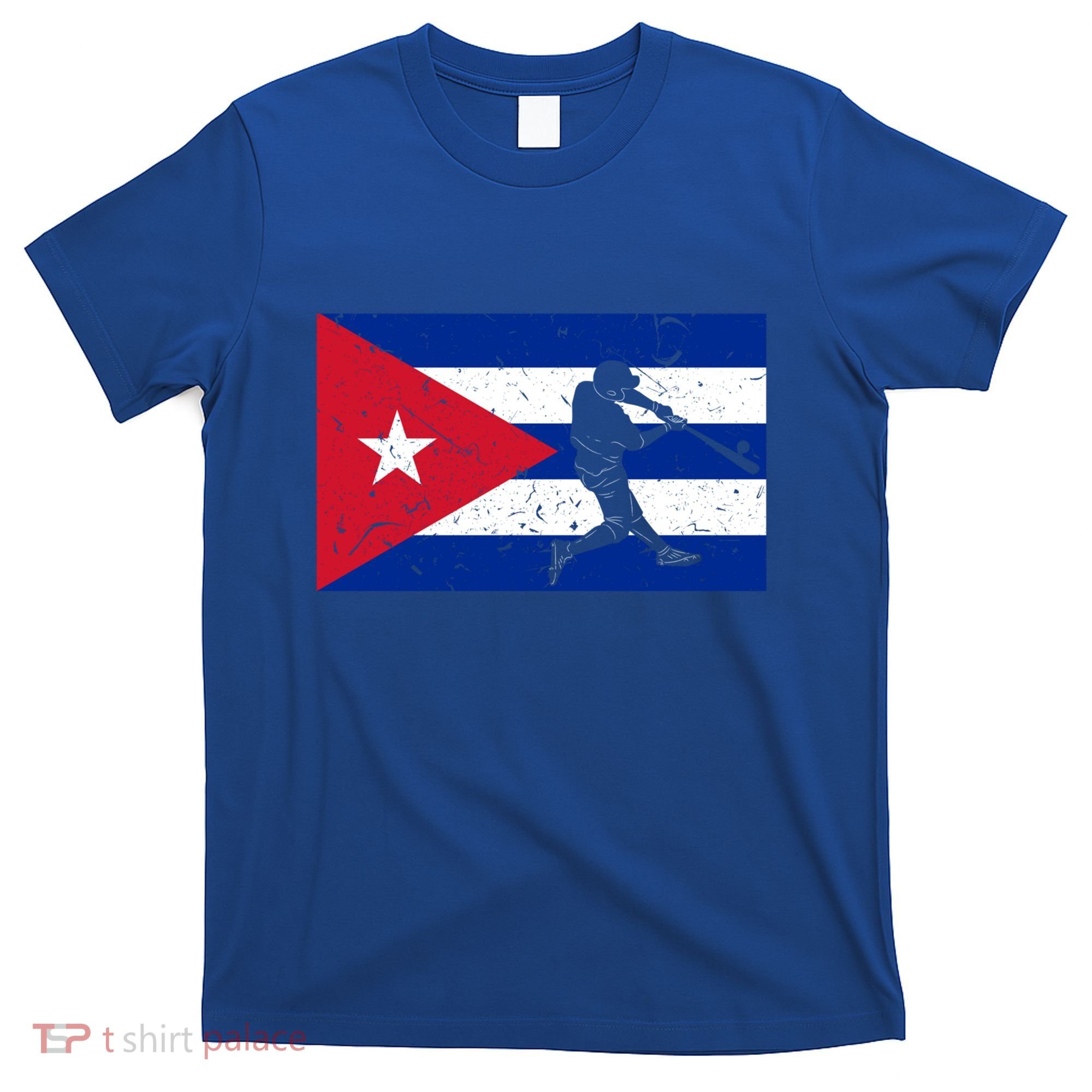 Vintage Baseball League Cuba Flag Cuban National Team Player Gift T-Shirt