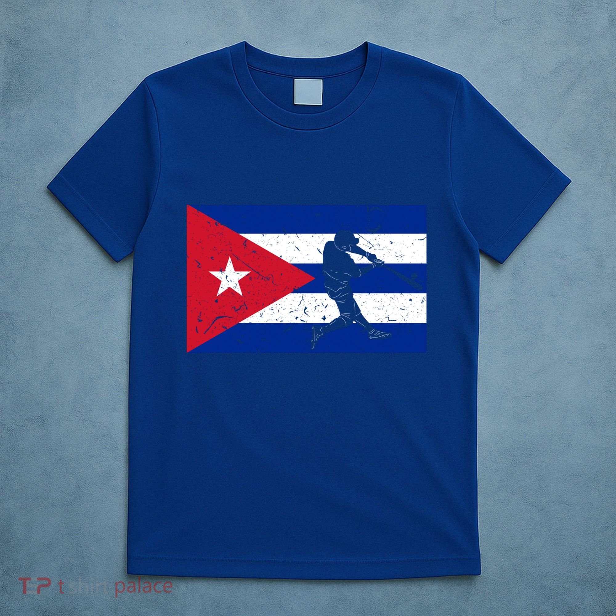 Vintage Baseball League Cuba Flag Cuban National Team Player Gift T-Shirt