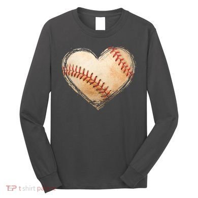 Vintage Baseball Lover Long Sleeve Shirt