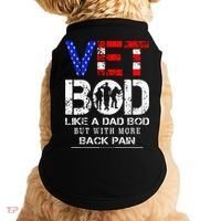 Vet Bod Like Dad Bod But With More Back Pain Veterans Day Doggie Tank thumb 0
