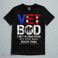 Vet Bod Like Dad Bod But With More Back Pain Veterans Day T-Shirt thumb 5