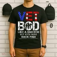 Vet Bod Like Dad Bod But With More Back Pain Veterans Day T-Shirt thumb 6