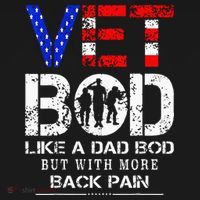 Vet Bod Like Dad Bod But With More Back Pain Veterans Day Mousepad thumb 1