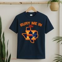Vintage Bury Me In The H Houston Baseball T-Shirt thumb 2