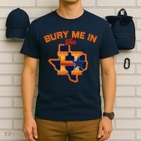 Vintage Bury Me In The H Houston Baseball T-Shirt thumb 6