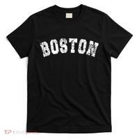 Vintage Boston Massachusetts Retro Distressed Apparel T-Shirt thumb 0