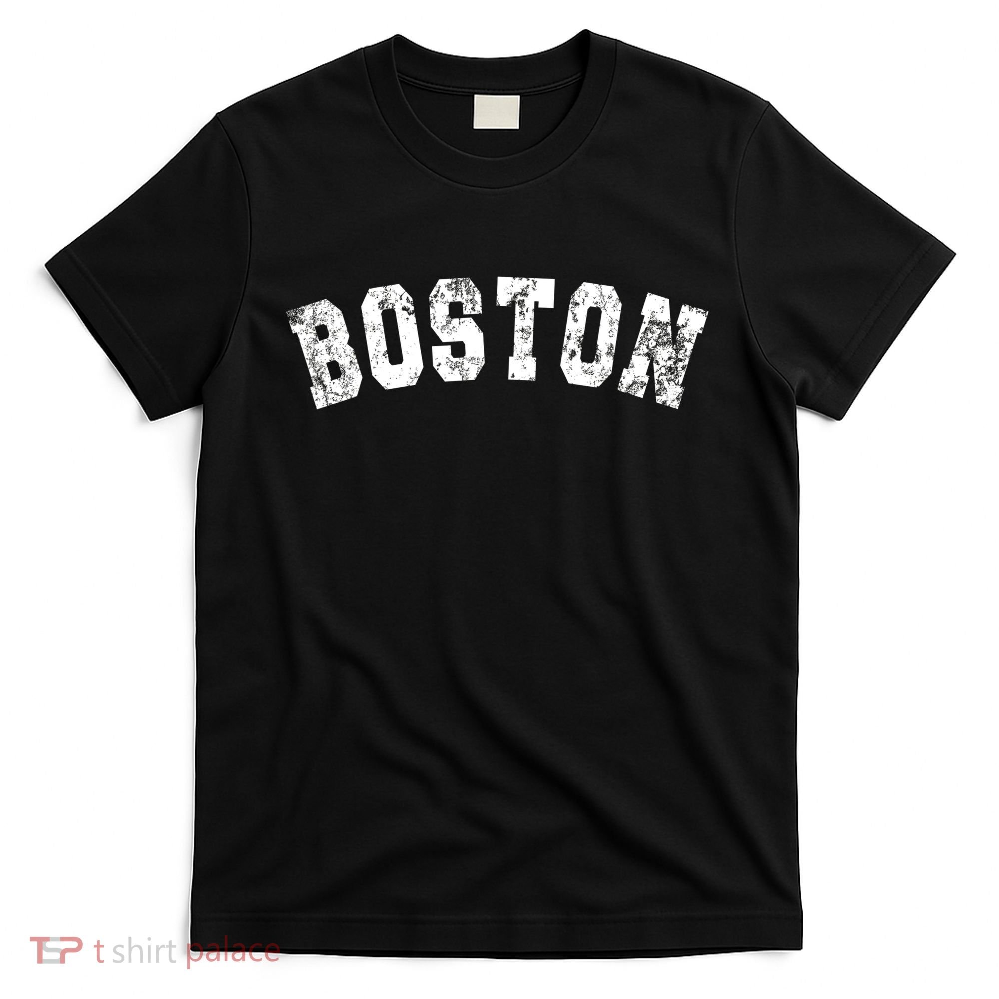 Vintage Boston Massachusetts Retro Distressed Apparel T-Shirt
